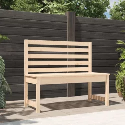 tömör fenyőfa kerti pad 109 cm
