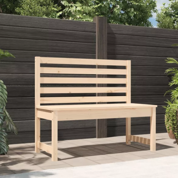 tömör fenyőfa kerti pad 109 cm