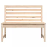 tömör fenyőfa kerti pad 109 cm