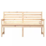 tömör fenyőfa kerti pad 159,5x48x91,5 cm