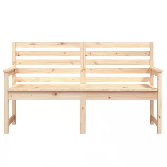 tömör fenyőfa kerti pad 159,5x48x91,5 cm