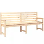 tömör fenyőfa kerti pad 203,5x48x91,5 cm