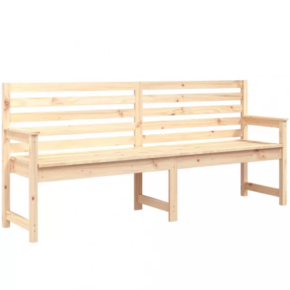 tömör fenyőfa kerti pad 203,5x48x91,5 cm