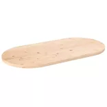 tömör fenyőfa asztallap 90 x 45 x 2,5 cm ovális
