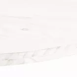 fehér tömör fenyőfa ovális asztallap 110x55x2,5 cm