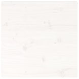 fehér tömör fenyőfa ovális asztallap 50x50x2,5 cm