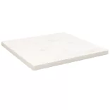 fehér tömör fenyőfa ovális asztallap 60x60x2,5 cm