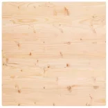 tömör fenyőfa asztallap 80x80x2,5 cm, négyzet alakú