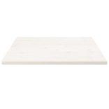 fehér tömör fenyőfa ovális asztallap 80x80x2,5 cm