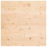 tömör fenyőfa négyszögű asztallap 90 x 90 x 2,5 cm