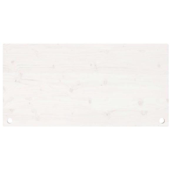 fehér tömör fenyőfa asztallap 100 x 50 x 2,5 cm