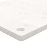 fehér tömör fenyőfa asztallap 100 x 50 x 2,5 cm