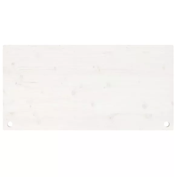 fehér tömör fenyőfa asztallap 100 x 60 x 2,5 cm