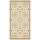 mór stílusú corten acél kerti faldísz 105 x 55 cm