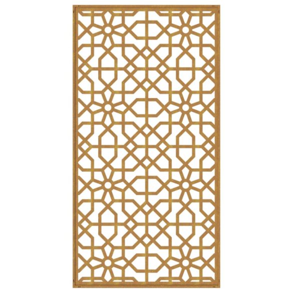 mór stílusú corten acél kerti faldísz 105 x 55 cm