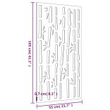 bambuszmintás corten acél kerti faldísz 105 x 55 cm