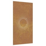 napmintás corten acél kerti faldísz 105 x 55 cm
