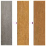corten acél kerti magaságyás 100 x 100 x 41 cm