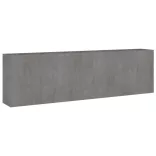 corten acél kerti magaságyás 280x40x80 cm