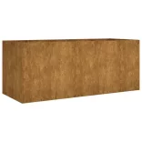 corten acél kerti magaságyás 200x80x80 cm