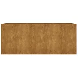 corten acél kerti magaságyás 200x80x80 cm