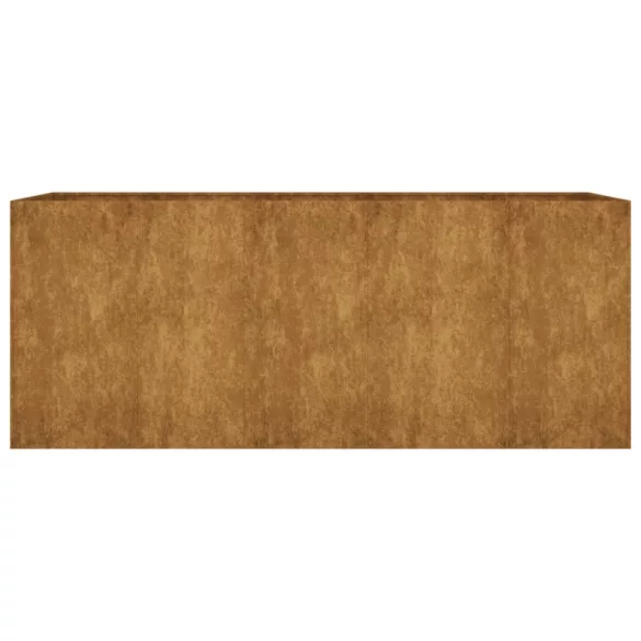 corten acél kerti magaságyás 200x80x80 cm