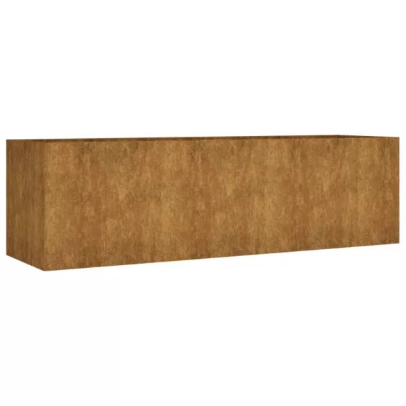 corten acél kerti magaságyás 280x80x80 cm