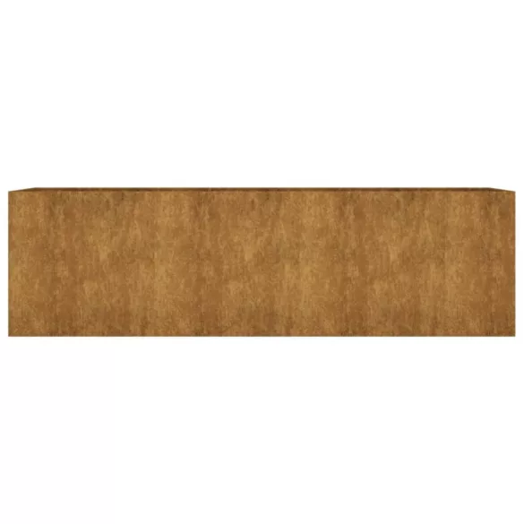 corten acél kerti magaságyás 280x80x80 cm