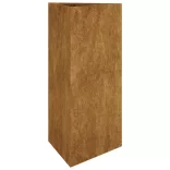 corten acél kerti növénytartó 40x34,5x75 cm