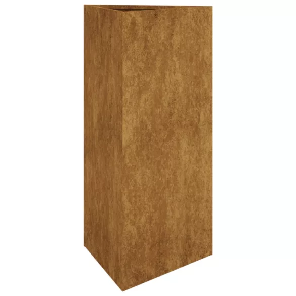 corten acél kerti növénytartó 40x34,5x75 cm