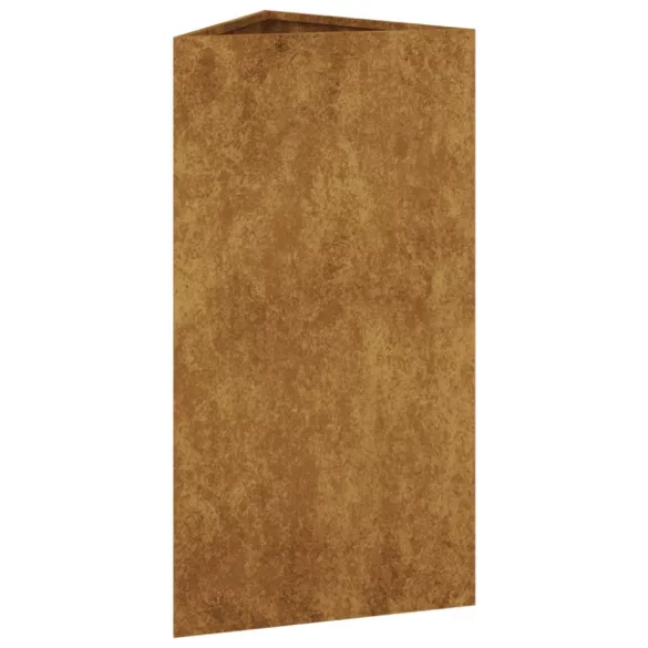 corten acél kerti növénytartó 40x34,5x75 cm