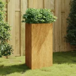 corten acél kerti növénytartó 50x43x75 cm