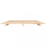 tömör fenyőfa ágykeret 120 x 200 cm