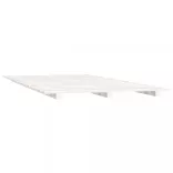 fehér tömör fenyőfa ágykeret 150 x 200 cm