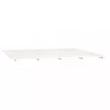 fehér tömör fenyőfa ágykeret 180 x 200 cm