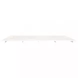 fehér tömör fenyőfa ágykeret 180 x 200 cm