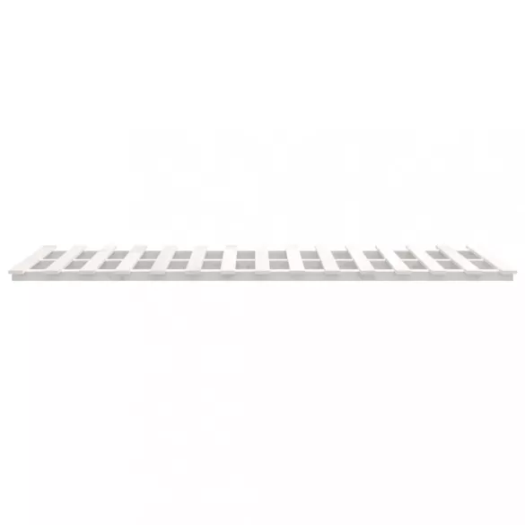 fehér tömör fenyőfa ágykeret 120x190 cm