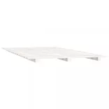 fehér tömör fenyőfa ágykeret 140x190 cm