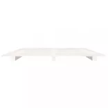 fehér tömör fenyőfa ágykeret 135 x 190 cm