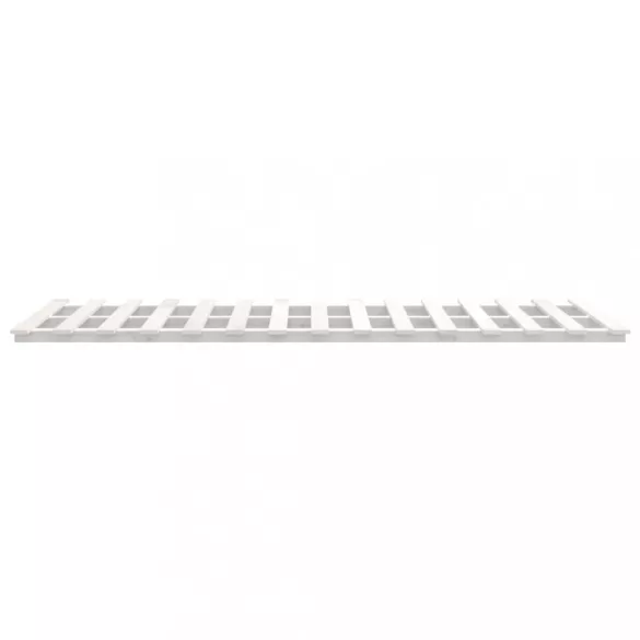 fehér tömör fenyőfa ágykeret 135 x 190 cm