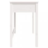 fehér tömör fenyőfa íróasztal fiókokkal 100 x 50 x 78 cm