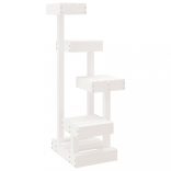 fehér tömör fenyő macskabútor 45,5x49x103 cm