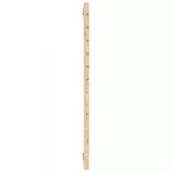 tömör fenyőfa fali fejtámla 106 x 3 x 91,5 cm