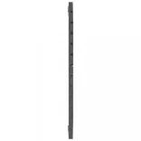 szürke tömör fenyőfa fali fejtámla 106 x 3 x 91,5 cm