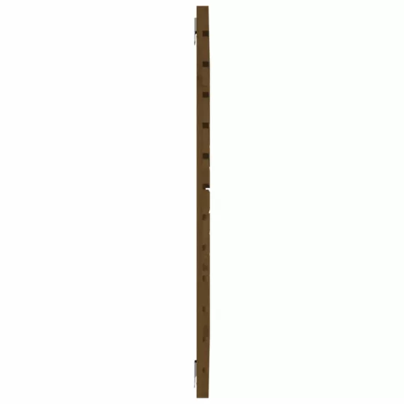 mézbarna tömör fenyőfa fali fejtámla 106 x 3 x 91,5 cm