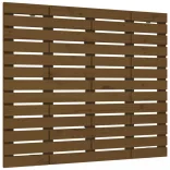 mézbarna tömör fenyőfa fali fejtámla 96 x 3 x 91,5 cm