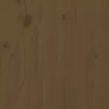 mézbarna tömör fenyőfa fali fejtámla 126 x 3 x 91,5 cm