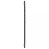 szürke tömör fenyőfa fali fejtámla 146 x 3 x 91,5 cm