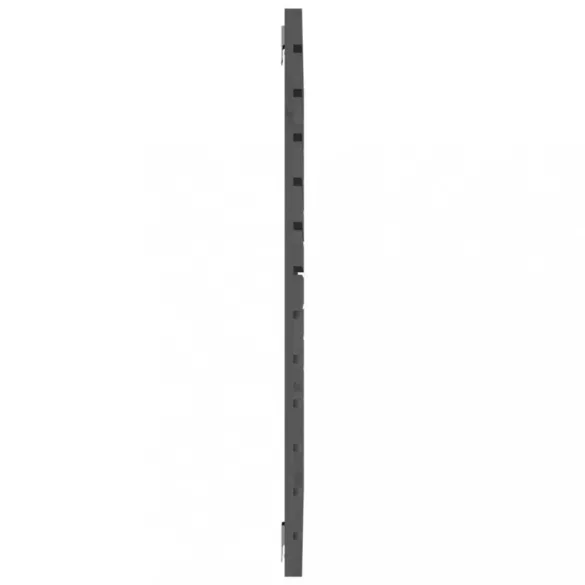 szürke tömör fenyőfa fali fejtámla 146 x 3 x 91,5 cm