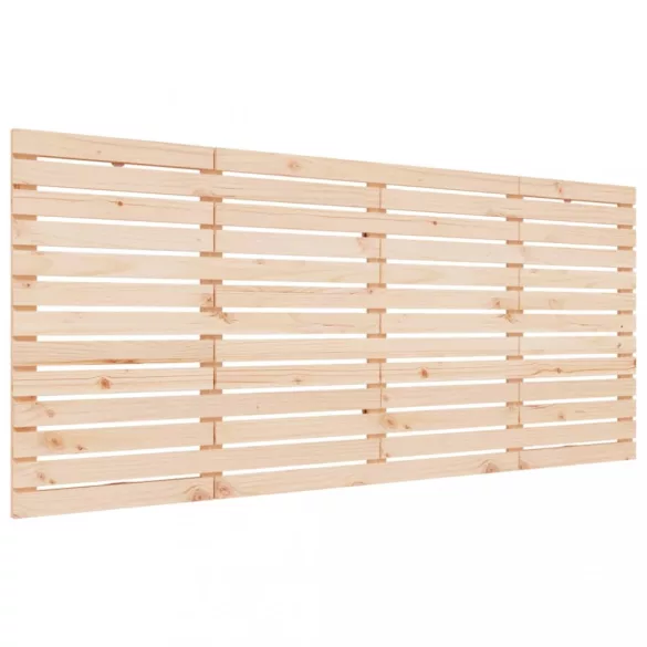 tömör fenyőfa fali fejtámla 156 x 3 x 91,5 cm